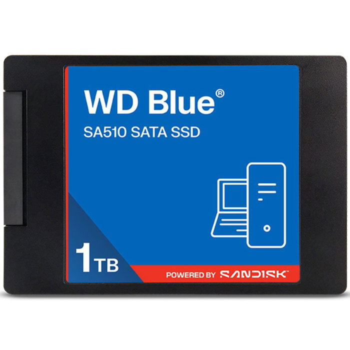 Western Digital WD Blue SA510 1 TB SSD SATA III 2.5 pulg. Western Digital WD Blue SA510 1 TB SSD SATA III 2.5 pulg.